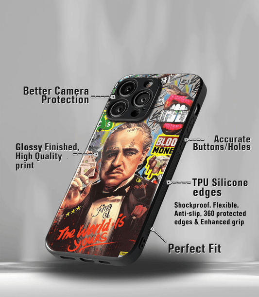 God Father  Premium glossy Phone Case compatible for all phone models!