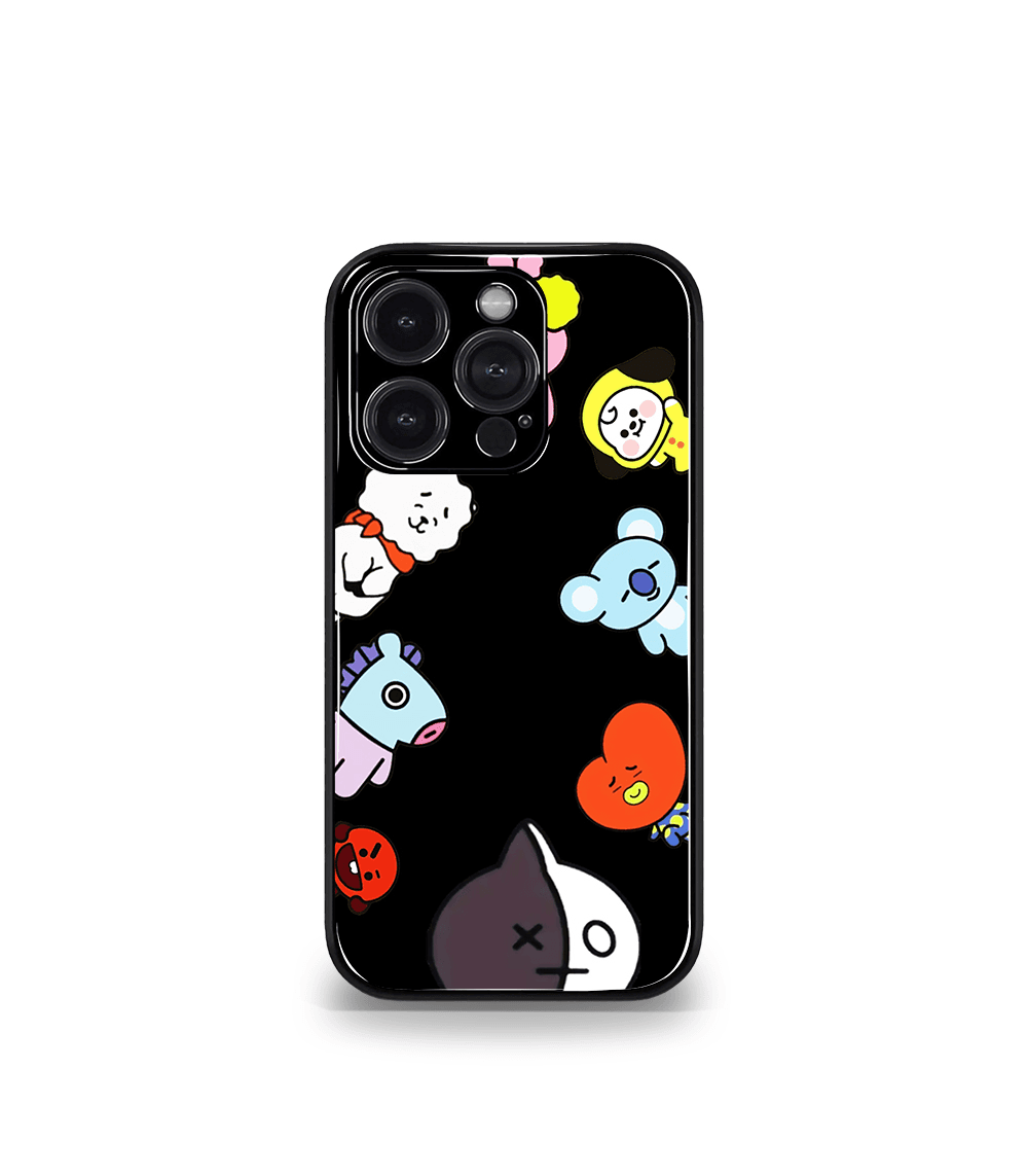 bt21  premium glossy phone case compatible for all phone models!