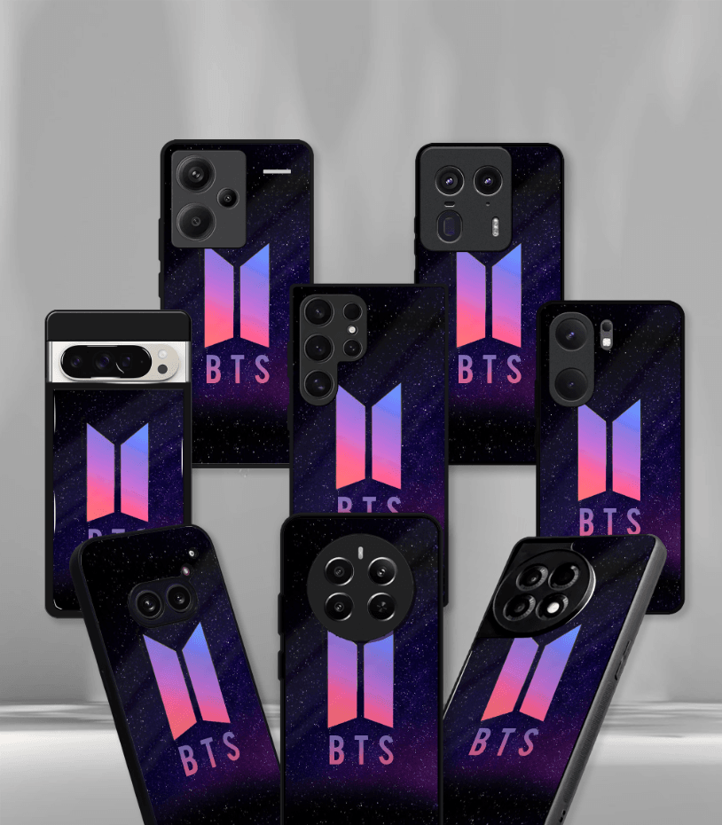 bts premium glossy phone case compatible for all phone models!