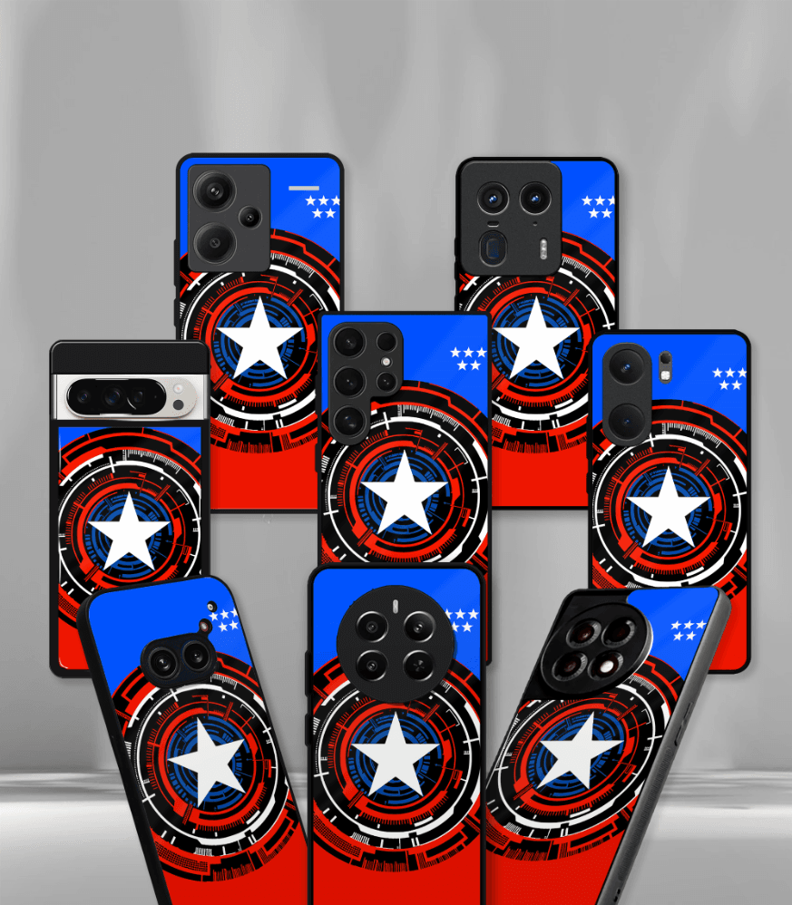 superhero edition premium glossy phone case compatible for all phone models!
