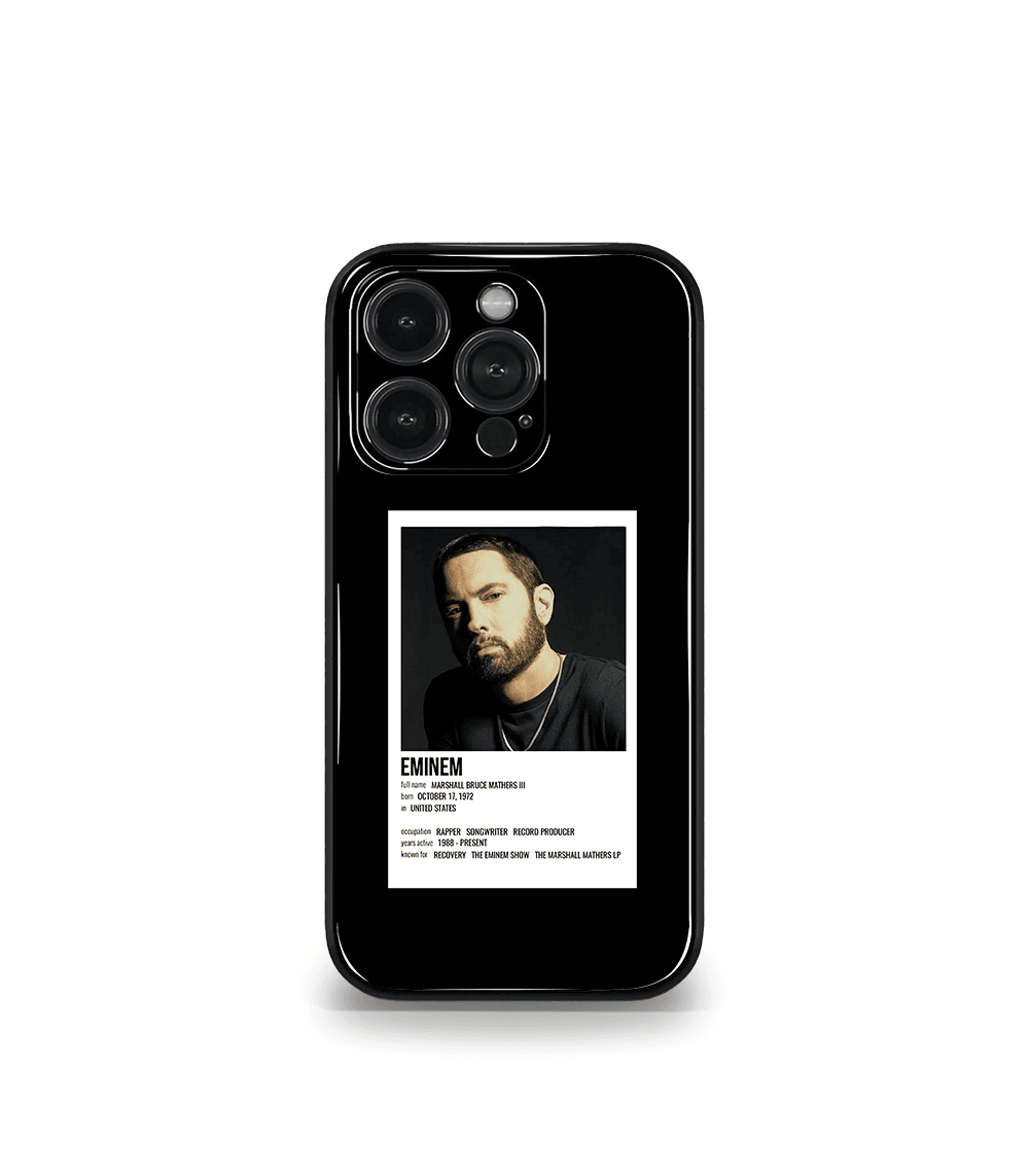 eminem premium glossy phone case compatible for all phone models!