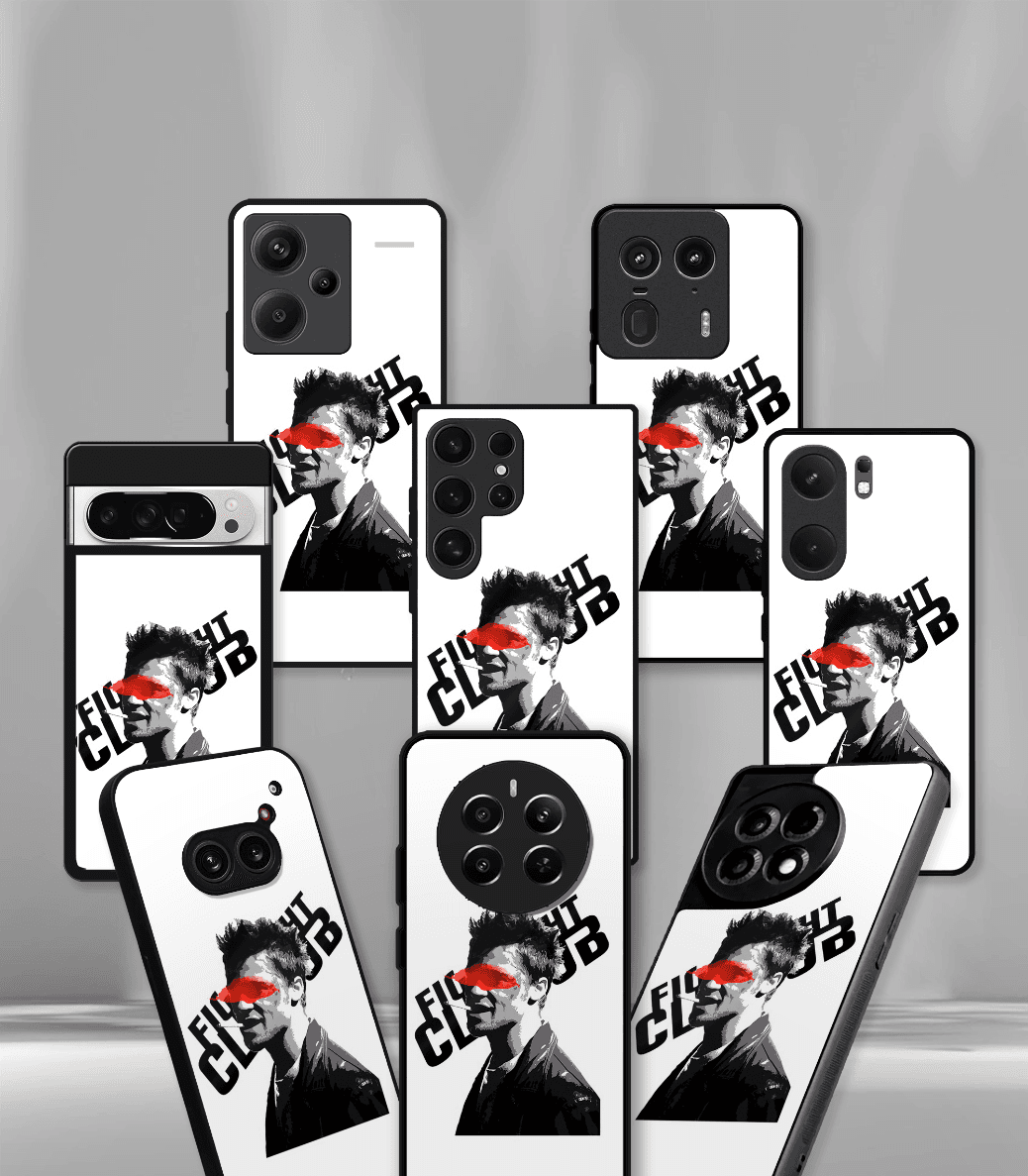 fight club  premium glossy phone case compatible for all phone models!