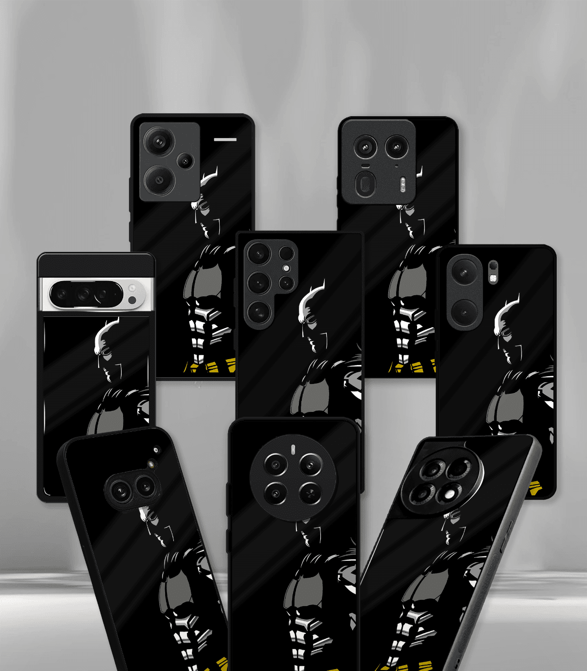 superhero edition premium glossy phone case compatible for all phone models!