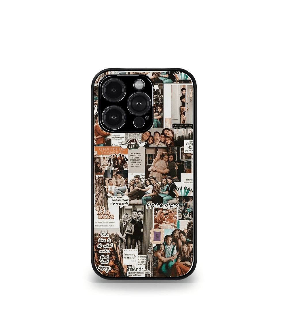 friends premium glossy phone case compatible for all phone models!