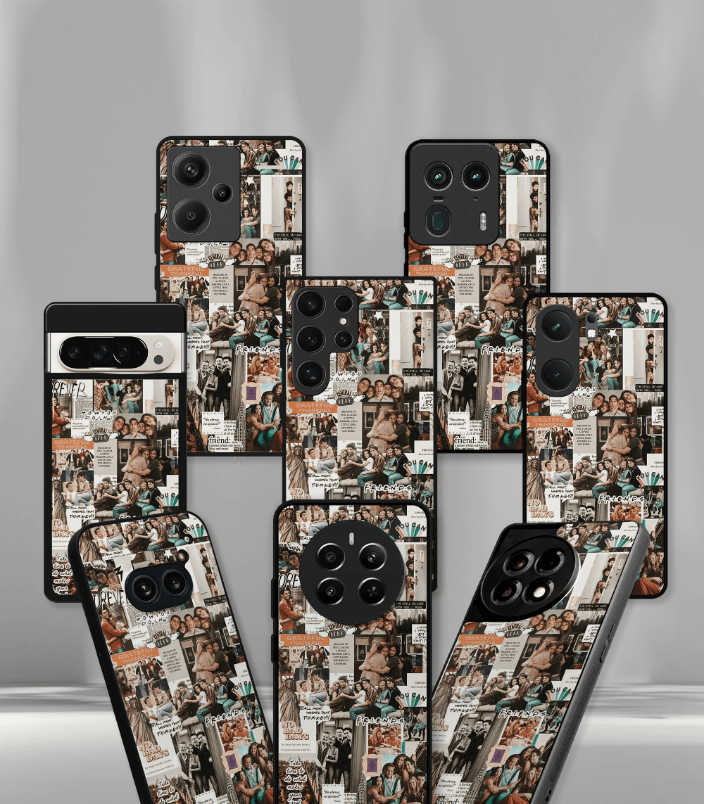 friends premium glossy phone case compatible for all phone models!