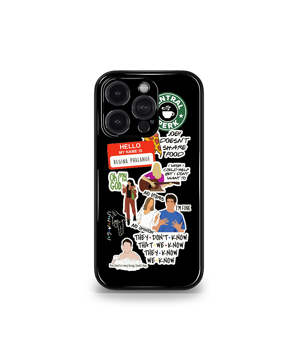 friends  premium glossy phone case compatible for all phone models!