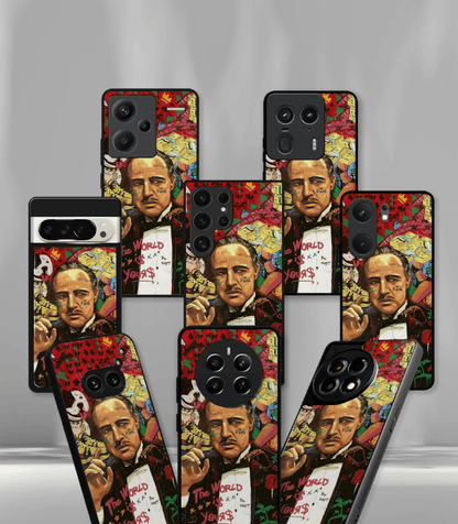 GOD FATHER Premium glossy Phone Case compatible for all phone models!