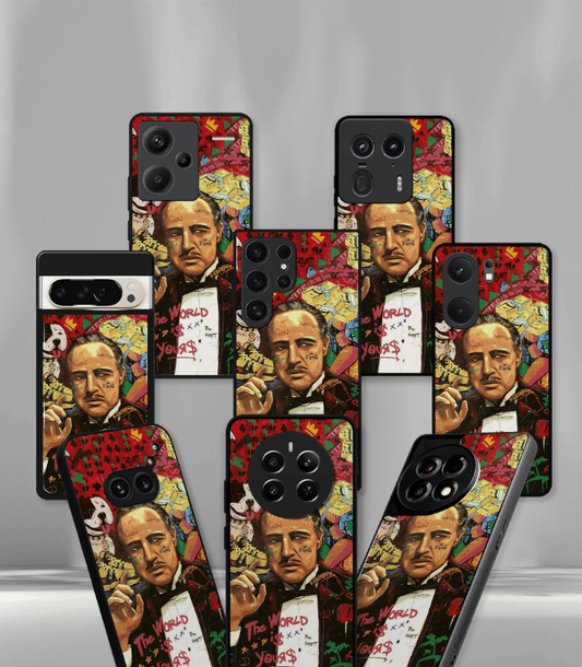 GOD FATHER Premium glossy Phone Case compatible for all phone models!