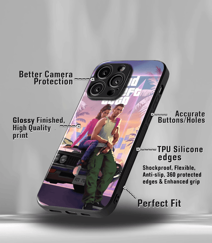 GTA Premium glossy Phone Case compatible for all phone models!