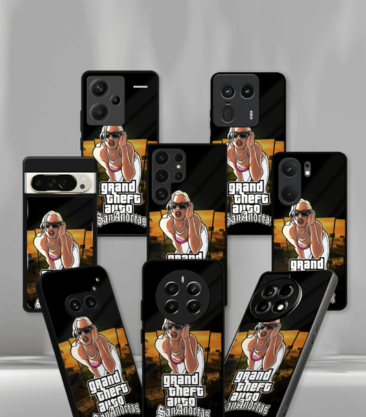 GTA San Andreas Premium glossy Phone Case compatible for all phone models!