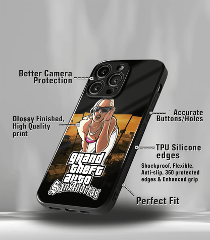 GTA San Andreas Premium glossy Phone Case compatible for all phone models!