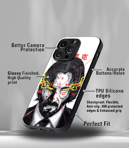 John Wick Premium glossy Phone Case compatible for all phone models!