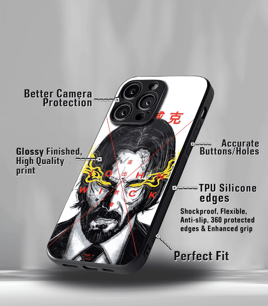 John Wick Premium glossy Phone Case compatible for all phone models!