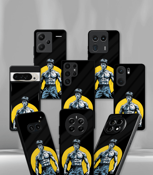 Bruce Lee Art Premium glossy Phone Case compatible for all phone models!