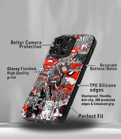 Superhero Edition Premium glossy Phone Case compatible for all phone models!