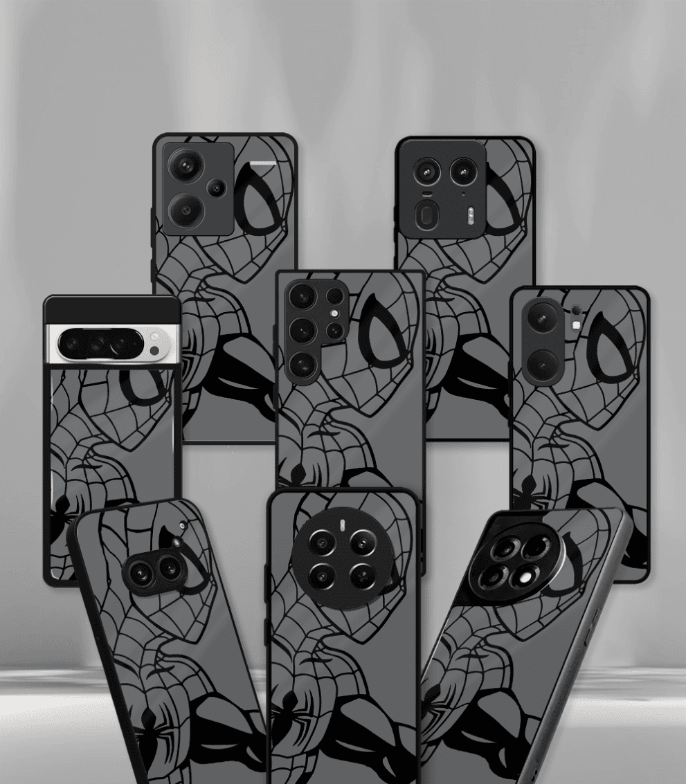 superhero edition premium glossy phone case compatible for all phone models!