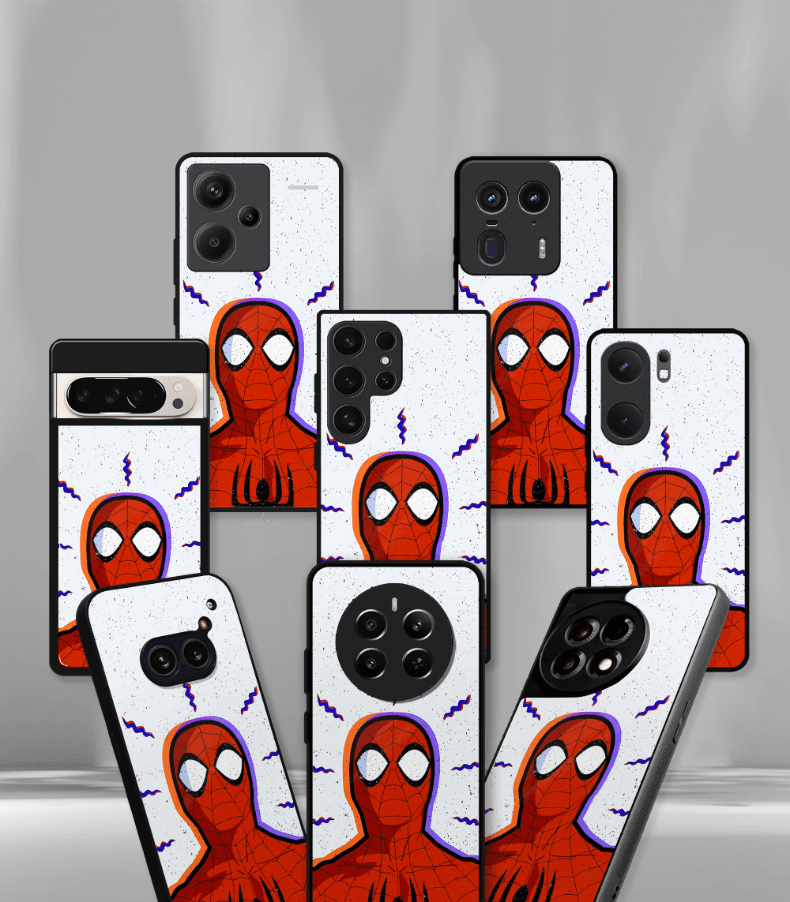 superhero edition premium glossy phone case compatible for all phone models!