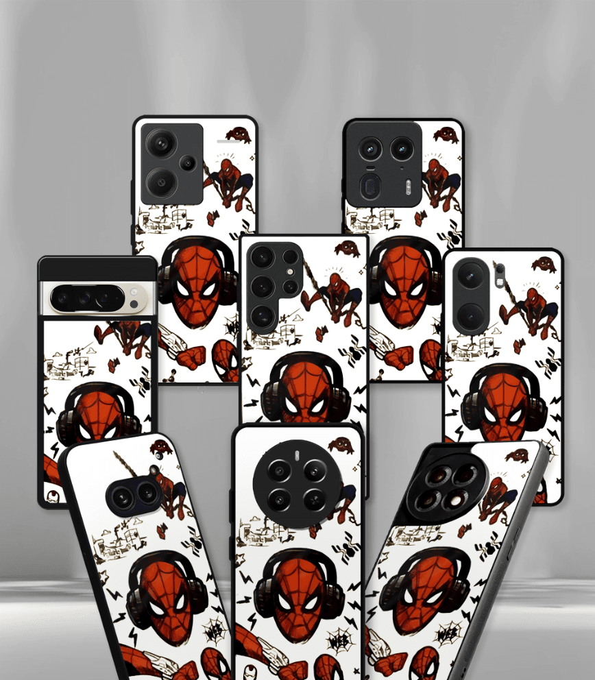 superhero edition premium glossy phone case compatible for all phone models!