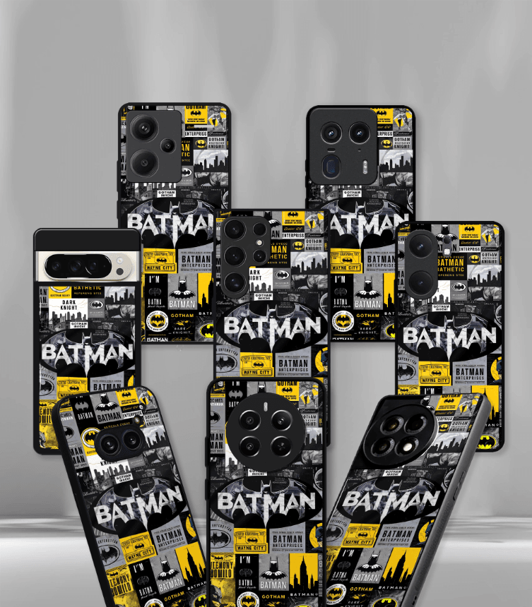 superhero edition premium glossy phone case compatible for all phone models!