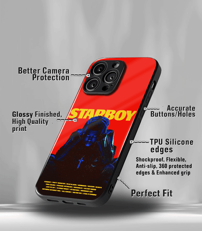 Starboy Red Edition Premium glossy Phone Case compatible for all phone models!