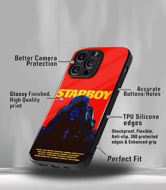 Starboy Red Edition Premium glossy Phone Case compatible for all phone models!