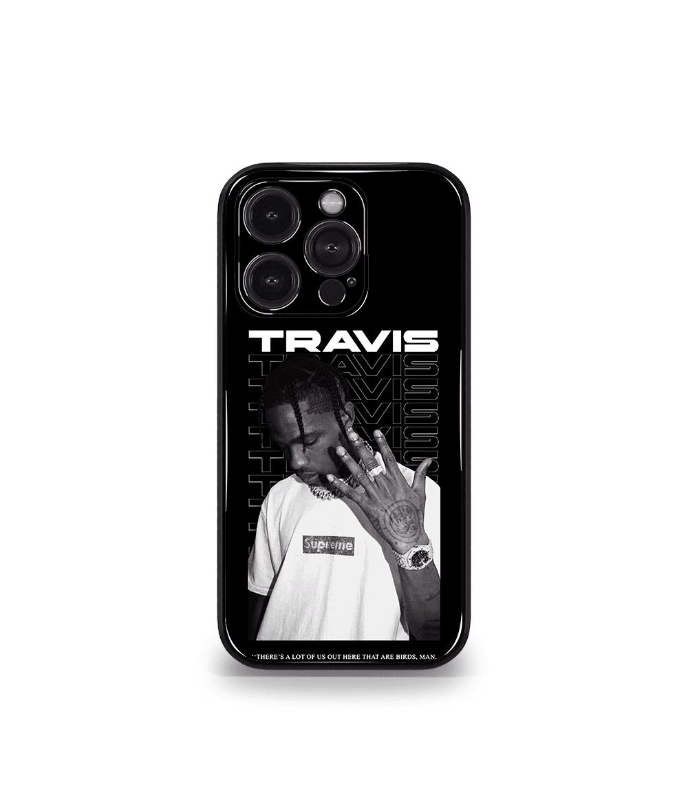 travis scott premium glossy phone case compatible for all phone models!