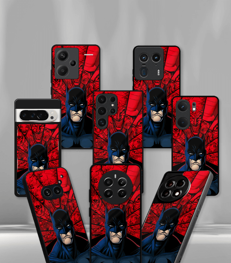 superhero edition premium glossy phone case compatible for all phone models!