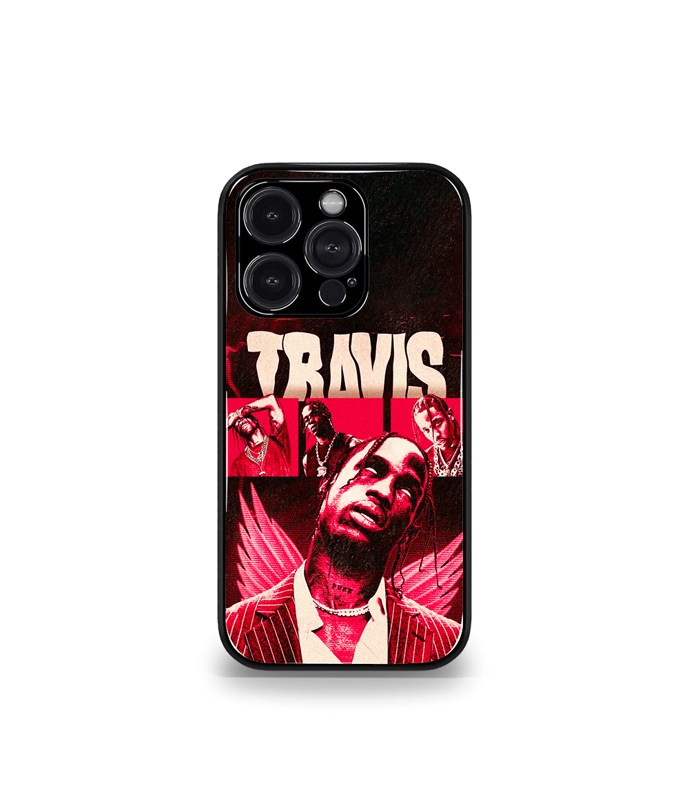 travis scott premium glossy phone case compatible for all phone models!