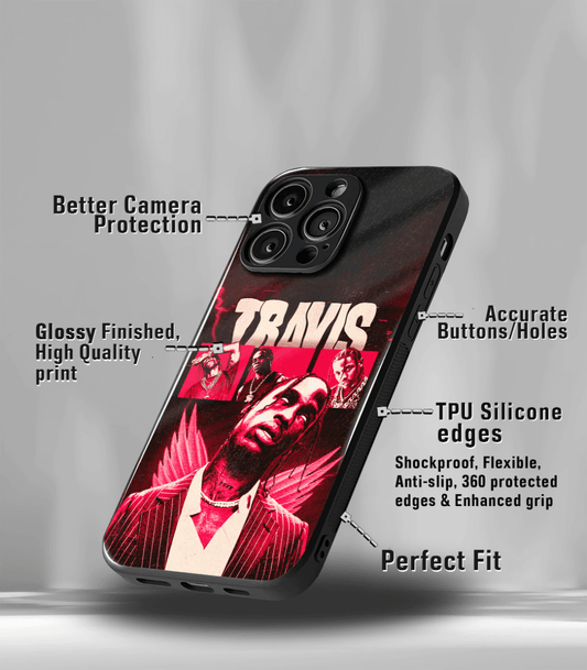 Travis Scott Premium glossy Phone Case compatible for all phone models!