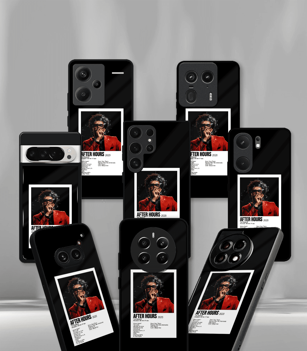 afterhours the weeknd premium glossy phone case compatible for all phone models!