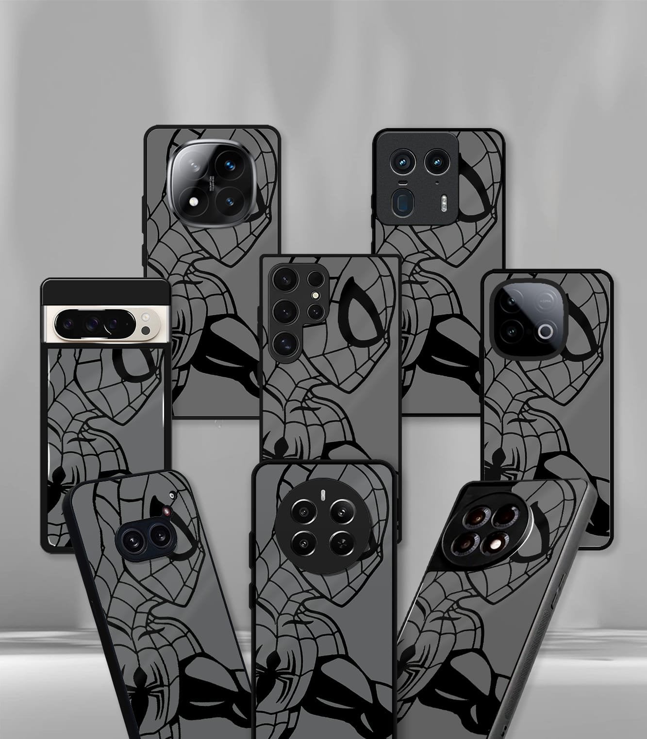 superhero edition premium glossy phone case compatible for all phone models!