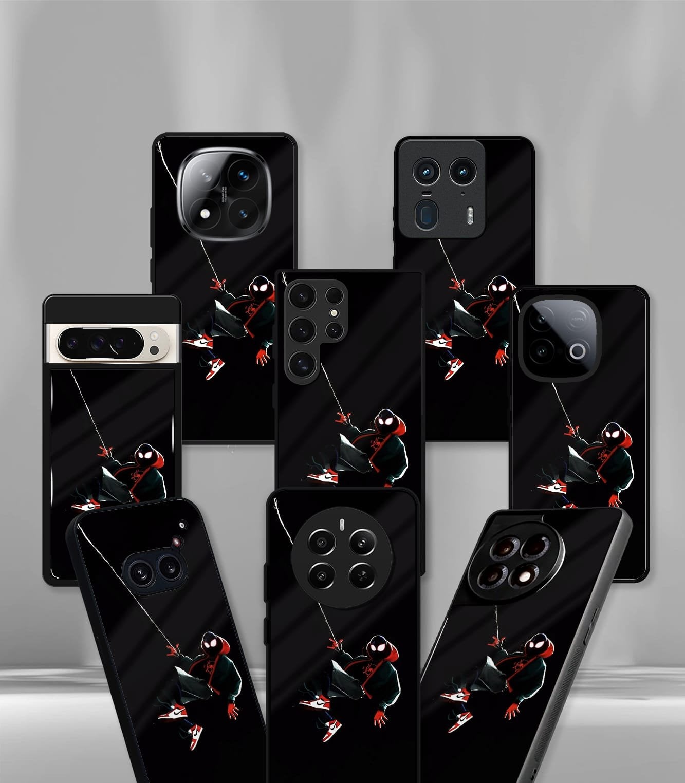 superhero edition premium glossy phone case compatible for all phone models!