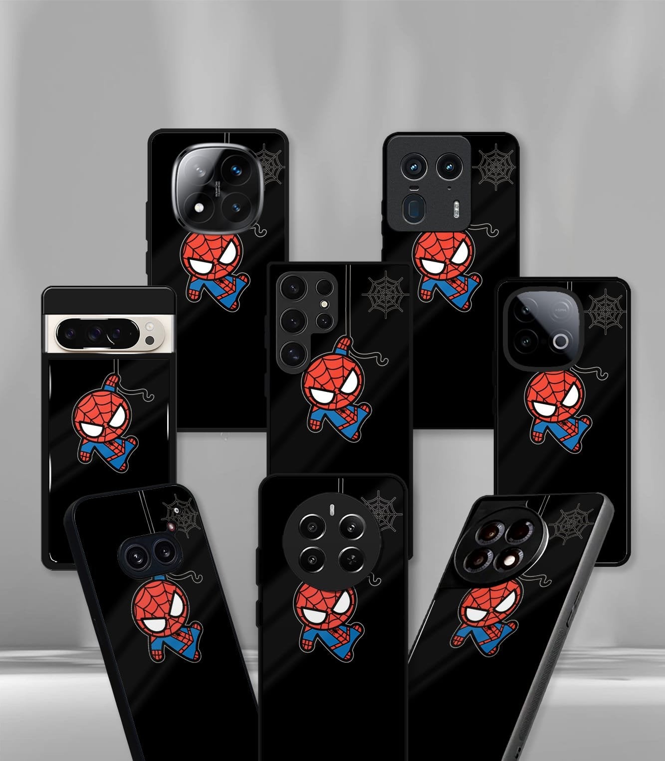 superhero kid edition premium glossy phone case compatible for all phone models!