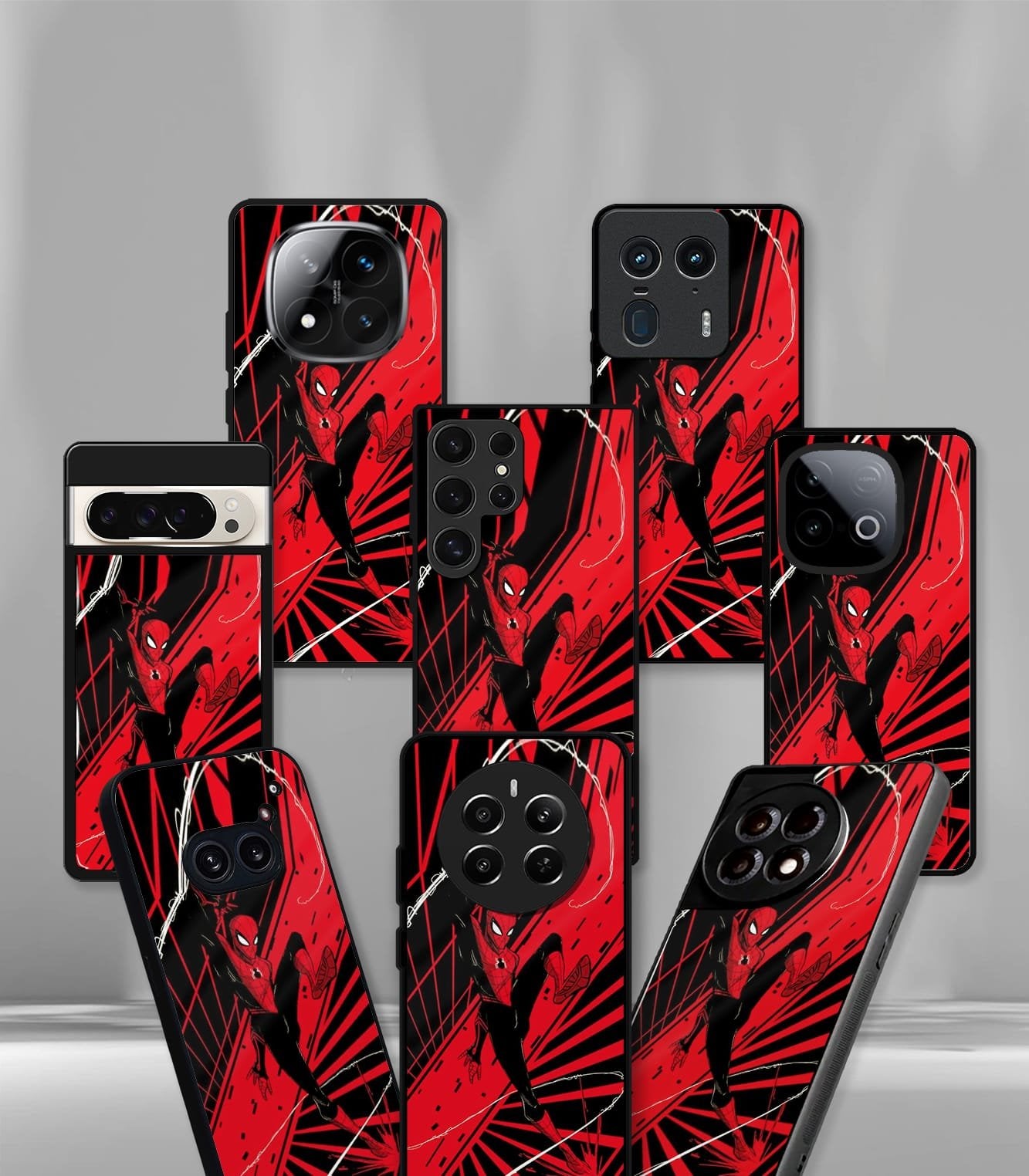 superhero edition premium glossy phone case compatible for all phone models!