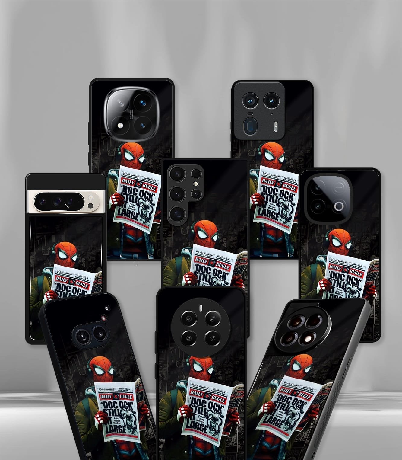 superhero edition premium glossy phone case compatible for all phone models!