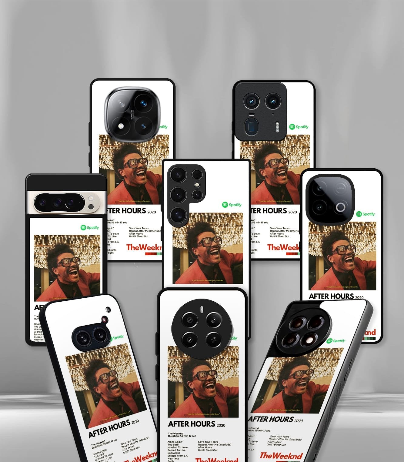 afterhours the weeknd premium glossy phone case compatible for all phone models!