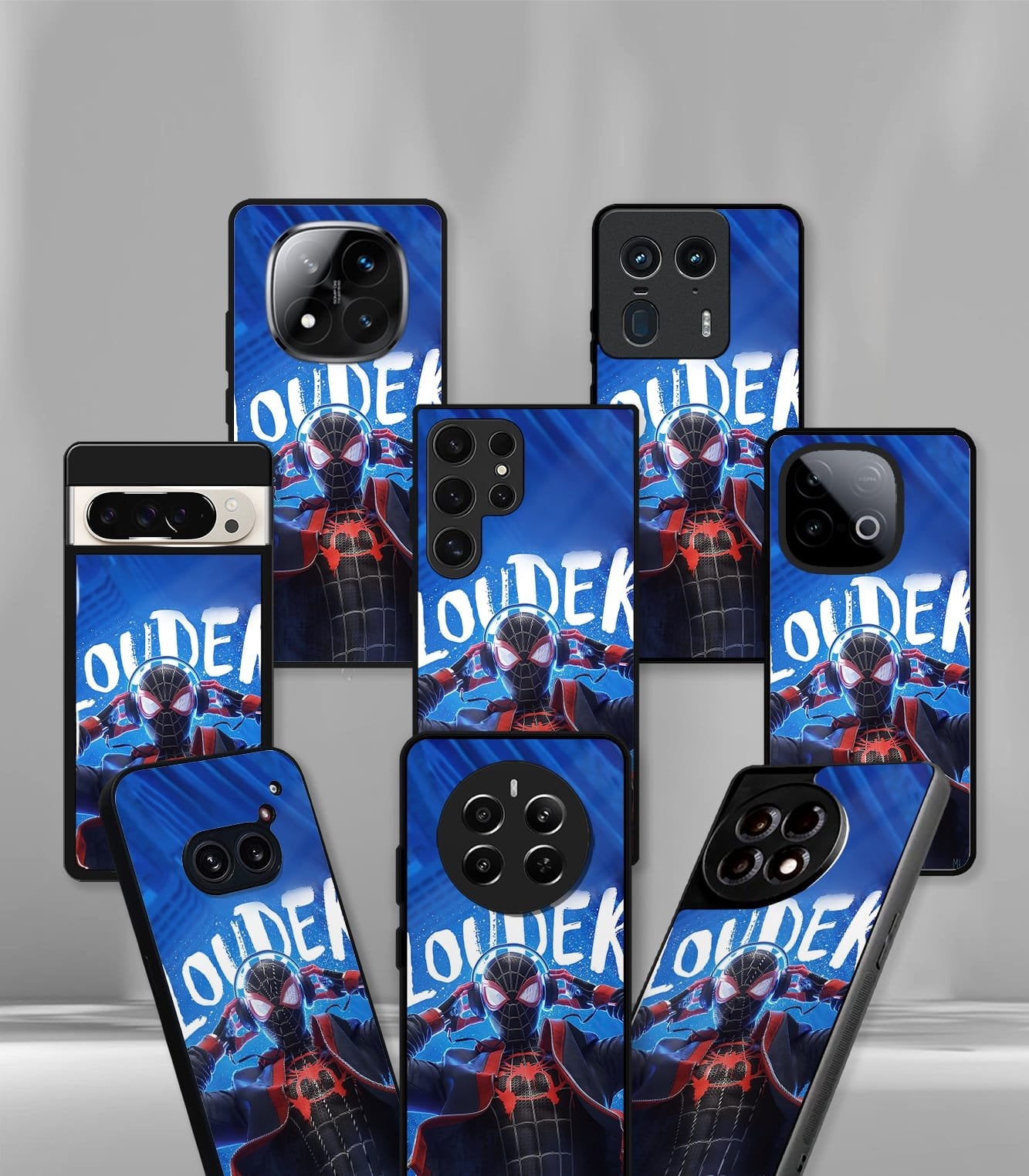 superhero edition premium glossy phone case compatible for all phone models!
