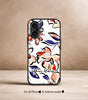 Aesthetic White Floral Customized NAME Printed Premium Glossy Phone Case