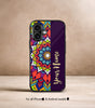 Half Mandala Customized NAME Printed Premium Glossy Phone Case