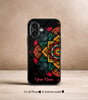Colorful Mandala Customized NAME Printed Premium Glossy Phone Case