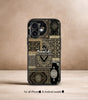 Minimal Persian Carpet x Arabic Name Printed Premium Glossy Phone Case