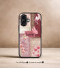 Pink Persian Carpet x Arabic Name Printed Premium Glossy Phone Case
