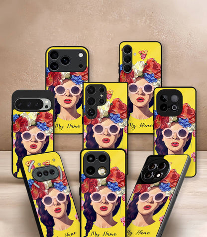 Girl Boss Customized NAME Printed Premium Glossy Phone Case