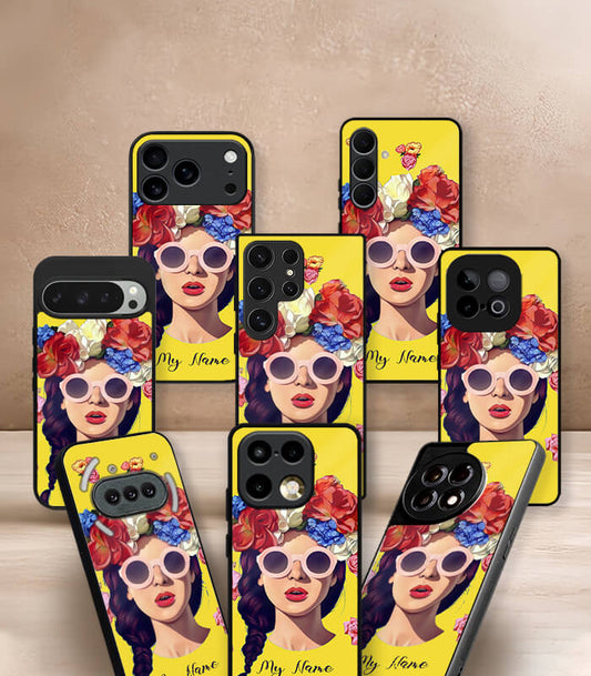 Girl Boss Customized NAME Printed Premium Glossy Phone Case