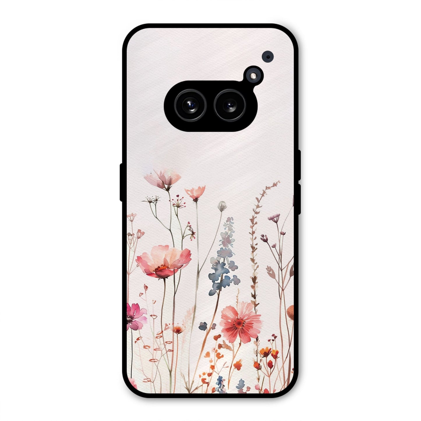 PINK PASTEL FLORAL PRINT AESTHETIC PREMIUM GLOSSY PHONECASE FOR NOTHING 2A