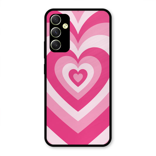 PINK RED HEART Y2K AESTHETIC PREMIUM GLOSSY PHONECASE FOR GALAXY A34