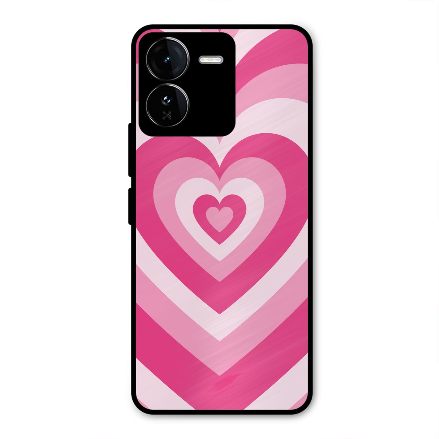 PINK RED HEART Y2K AESTHETIC PREMIUM GLOSSY PHONECASE FOR IQOO Z9 5G