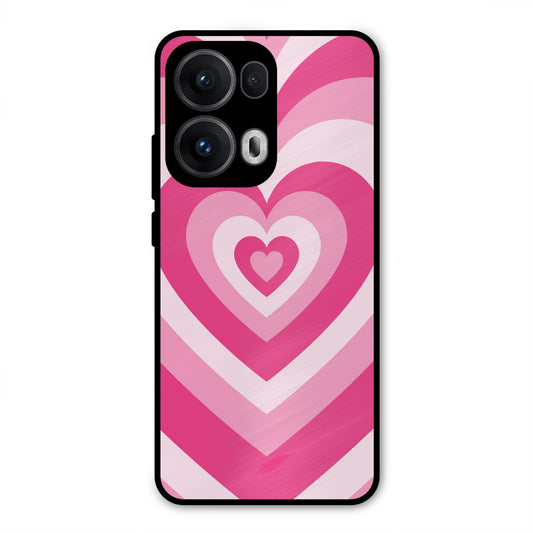 PINK RED HEART Y2K AESTHETIC PREMIUM GLOSSY PHONECASE FOR OPPO RENO 13 PRO