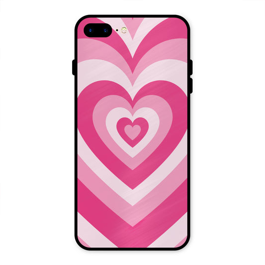 PINK RED HEART Y2K AESTHETIC PREMIUM GLOSSY PHONECASE FOR IPHONE 7 PLUS