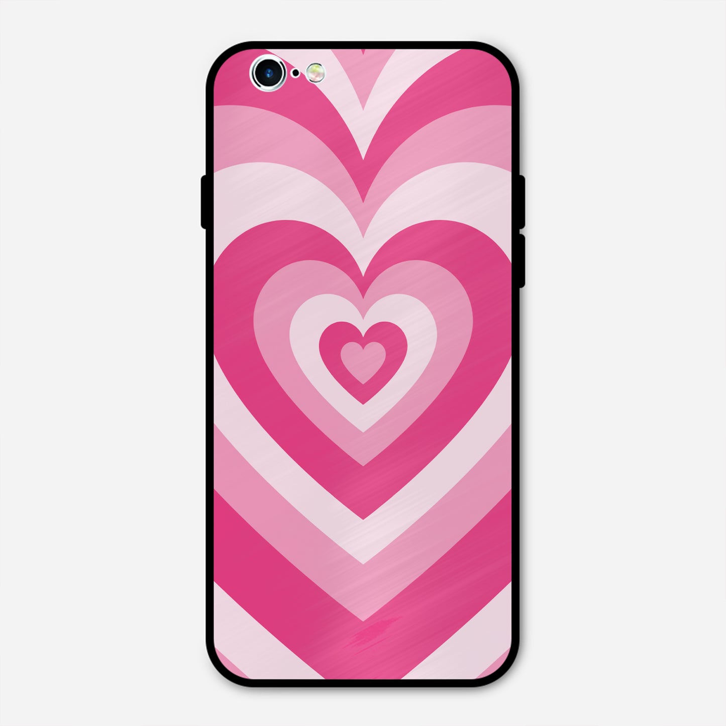 PINK RED HEART Y2K AESTHETIC PREMIUM GLOSSY PHONECASE FOR IPHONE 6